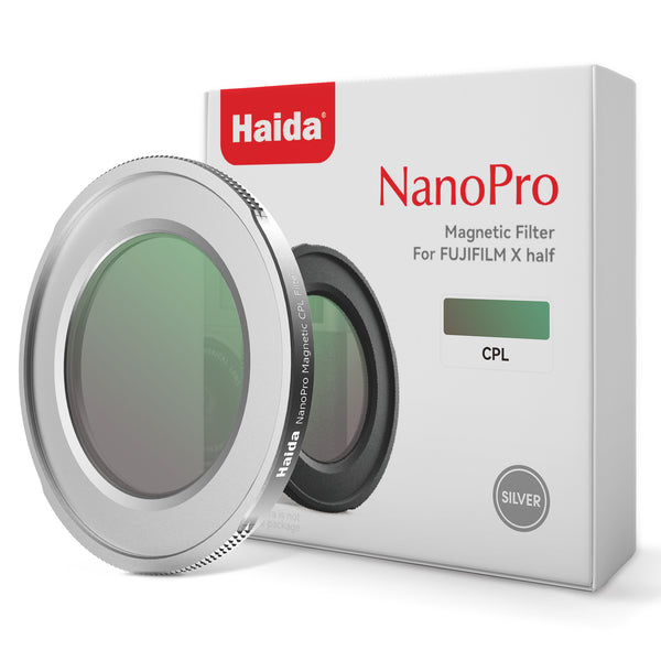 Haida NanoPro Magnetic CPL Filter for FUJIFILM X half (Silver)