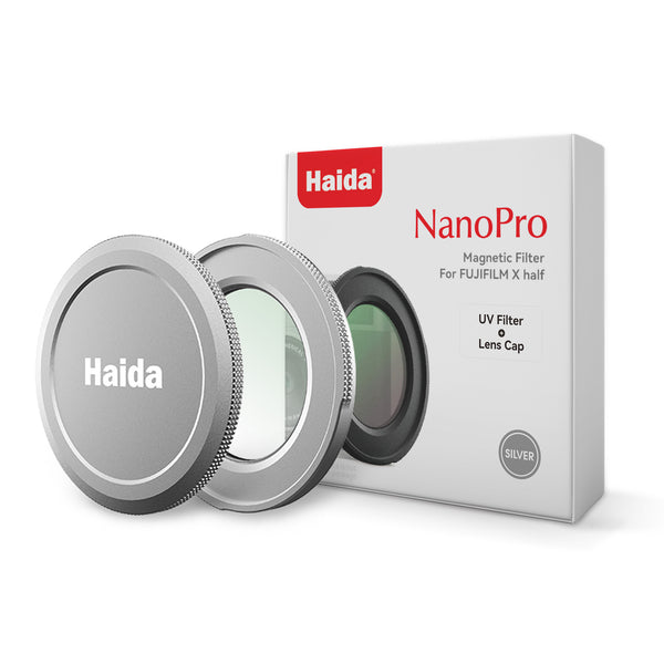 Haida NanoPro Magnetic UV Filter with Lens Cap for FUJIFILM X half (Silver)