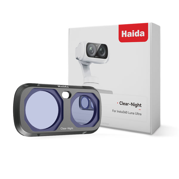 Haida NanoPro Magnetic Clear-Night Filter for Insta360 Luna Ultra (Black)