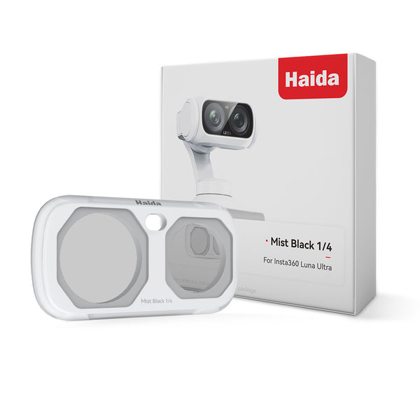 Haida NanoPro Magnetic Mist Black 1/4  Filter for Insta360 Luna Ultra (White)
