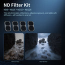 Haida 4-pack NanoPro Filter Kit for DJI Osmo Pocket 4P (ND8/16/32/128)