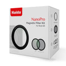 Haida NanoPro Magnetic Filter Kit (UV+CPL+Mist Black 1/4) with Magnetic DC-1 Adapter Ring for Ricoh GR3/GR3 HDF/GR3X/GR3X HDF (Black)
