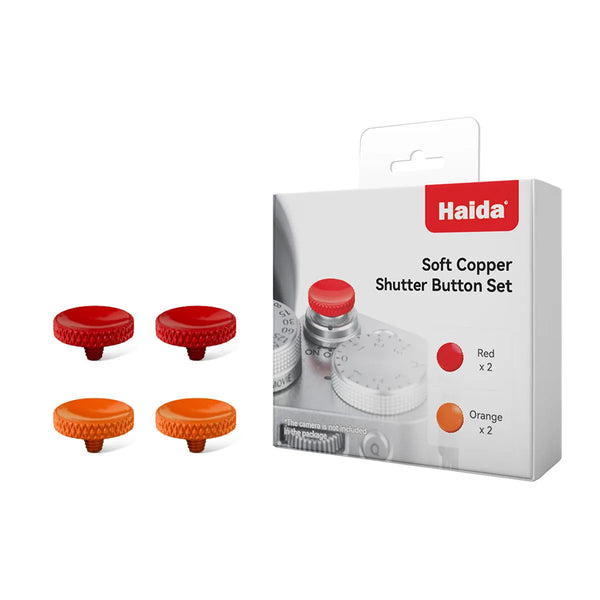 Haida Soft Copper Shutter Button Set (Red x2 Orange x2)