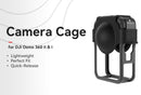 Haida Camera Cage for DJI Osmo 360 II & I  (With silicone lens protection cover)