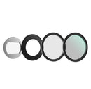 Haida NanoPro Magnetic Filter Kit (UV+CPL+Mist Black 1/4) with Magnetic DC-1 Adapter Ring for Sony ZV1 II (Silver)