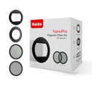 Haida NanoPro Magnetic Filter Kit (UV+CPL+Mist Black 1/4) with Magnetic DC-1 Adapter Ring for Sony ZV1 II (Black)