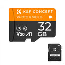 K&F Concept 32GB U3/V30/A1 Micro SD Card with Adapter