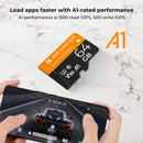 K&F Concept 64GB U3/V30/A1 Micro SD Card with Adapter