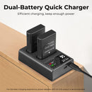 K&F Concept EN-EL14 1050mAh Digital Camera Dual Battery with Dual Channel Charger