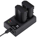 K&F Concept EN-EL15 2100mAh Digital Camera Dual Battery with Dual Channel Charger