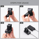K&F Concept EN-EL15 2100mAh Digital Camera Dual Battery with Dual Channel Charger