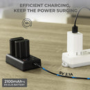 K&F Concept EN-EL15 2100mAh Digital Camera Dual Battery with Dual Channel Charger