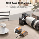 K&F Concept NP-FZ100 2280mAh Type-C Mount Direct Camera Battery