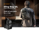 K&F Concept 10L Sling Camera Bag (Black)