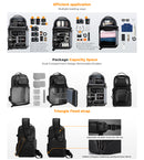 K&F Concept 10L Sling Camera Bag (Black)