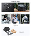 K&F Concept 10L Urban Wander 10 Sling Bag (Black)