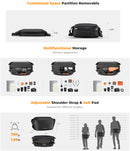 K&F Concept 12L Urban Wander 01 Sling Bag (Black)