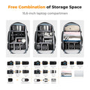 K&F Concept 25L Nature Wander 08 Camera Backpack (Grey)