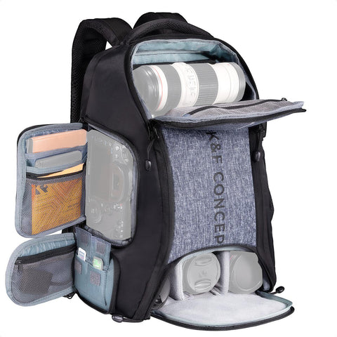 K&F Concept 25L Nature Wander 08 Camera Backpack (Grey)
