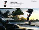 K&F Concept 3" Suction Cup Camera Mount with Magic Arm
