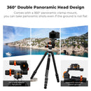 K&F Concept 3-Way Geared Tripod Head