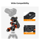 K&F Concept 3-Way Geared Tripod Head
