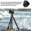 K&F Concept 3pcs Universal Anti-Slip Rubber Tripod Feet with 1/4" Screw