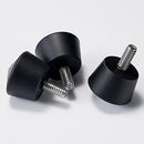 K&F Concept 3pcs Universal Anti-Slip Rubber Tripod Feet with 1/4" Screw