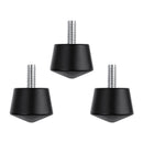 K&F Concept 3pcs Universal Anti-Slip Rubber Tripod Feet with 1/4" Screw