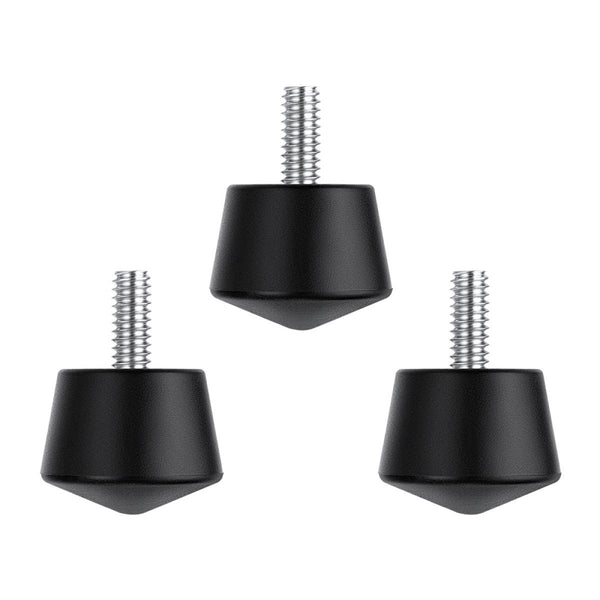 K&F Concept 3pcs Universal Anti-Slip Rubber Tripod Feet with 1/4" Screw