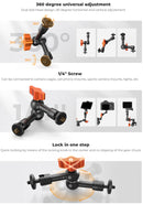 K&F Concept 6" Adjustable Magic Arm with Super Clamp