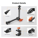 K&F Concept 9.8" Articulating Friction Arm with Super Clamp