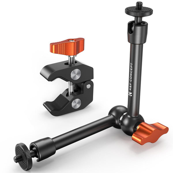 K&F Concept 9.8" Articulating Friction Arm with Super Clamp