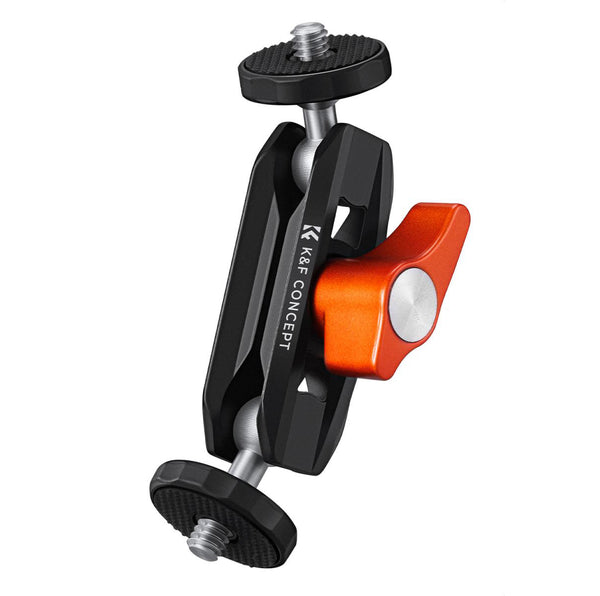 K&F Concept Dual Ball Heads Articulating Mini Magic Arm with 1/4"-20 Screw