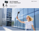 K&F Concept MS-47 Magnetic Alluminum Alloy Phone Tripod Stand