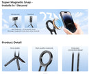 K&F Concept MS-47 Magnetic Alluminum Alloy Phone Tripod Stand
