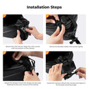 K&F Concept Motorcycle Helmet Chin Strap Mount for Action Camera