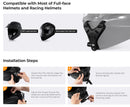 K&F Concept Motorcycle Helmet Chin Strap Mount for Action Camera