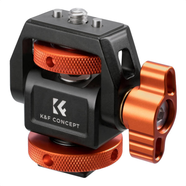 K&F Concept Swivel & Tilt Field Monitor Mount with Cold Shoe Adapter