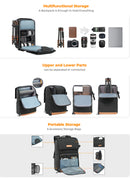 K&F Concept 22L Nature Wander 11 Camera Backpack (Black)