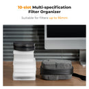 K&F Concept 10 Pockets Hard Shell Filter Case for up to 95mm Filters (Size L)