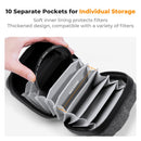 K&F Concept 10 Pockets Hard Shell Filter Case for up to 95mm Filters (Size L)