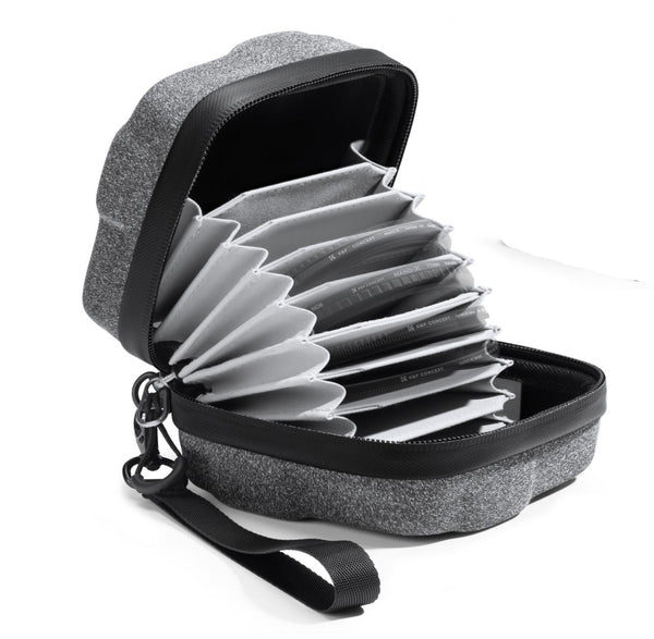 K&F Concept 10 Pockets Hard Shell Filter Case for up to 95mm Filters (Size L)