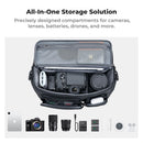 K&F Concept 10L Travel Sling Bag (Black)