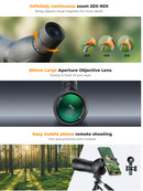 K&F Concept 20-60x60 HD Spotting Scope BAK4 45 Degree