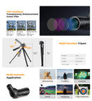 K&F Concept 20-60x60 HD Spotting Scope BAK4 45 Degree