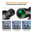 K&F Concept 20-60x60 HD Spotting Scope BAK4 45 Degree