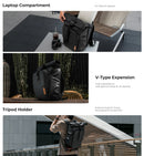 K&F Concept  20L Nature Wander 11 Camera Backpack (Black)