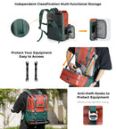 K&F Concept 20L Urban Wander 01 Camera Backpack (Dark Green)