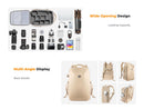 K&F Concept 22L Hardshell Camera Backpack (Beige Khaki)